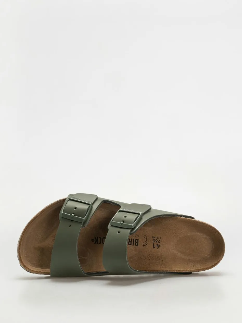 Birkenstock Arizona Natural Leather Regular Flip Flops