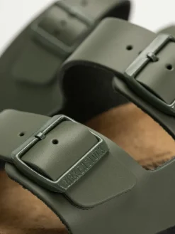 Birkenstock Arizona Natural Leather Regular Flip Flops