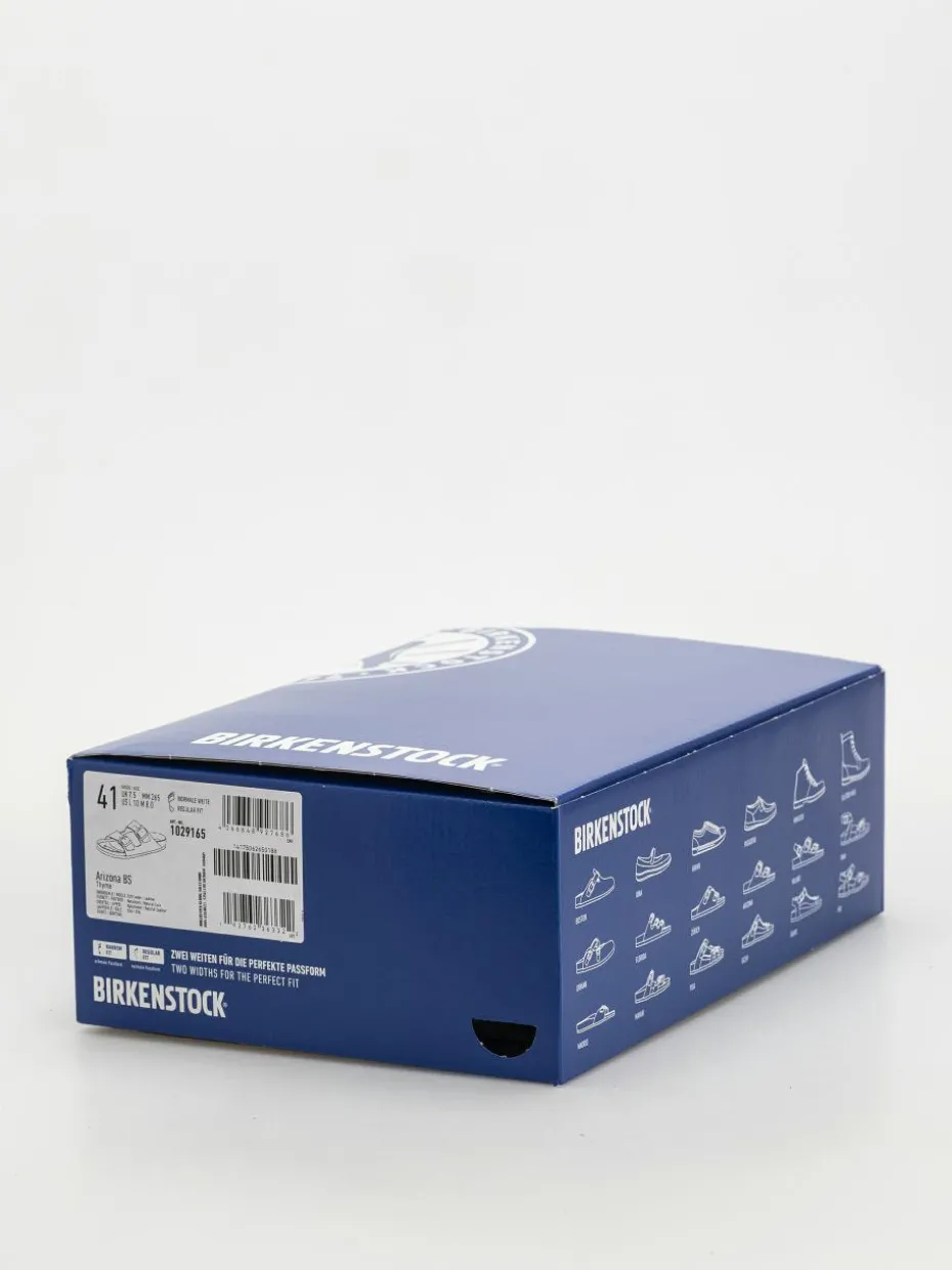 Birkenstock Arizona Natural Leather Regular Flip Flops