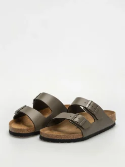 Birkenstock Arizona Natural Leather Regular Flip Flops