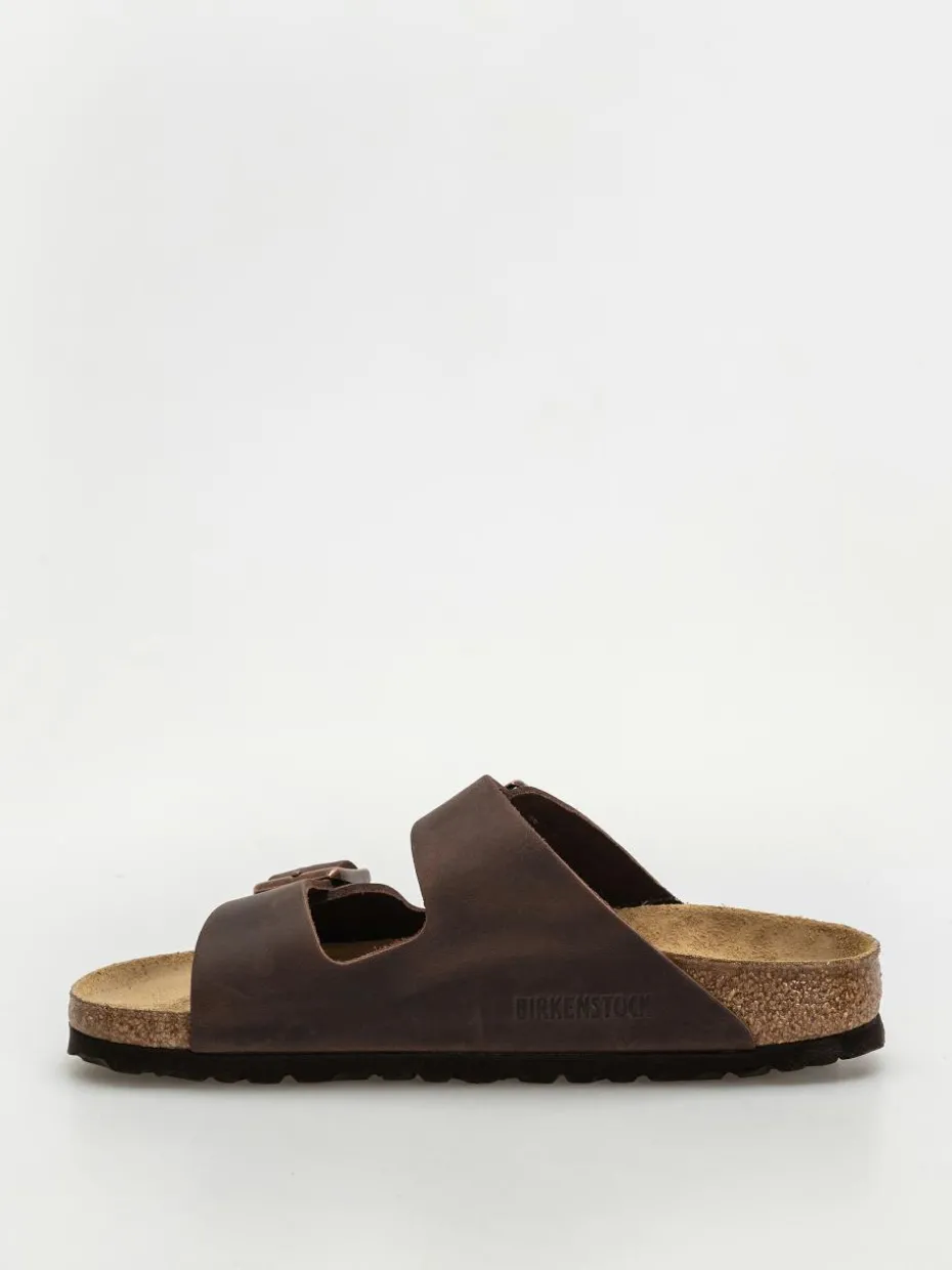 Birkenstock Arizona Oiled Leather Narrow Wmn Flip Flops