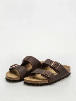 Birkenstock Arizona Oiled Leather Narrow Wmn Flip Flops