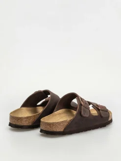 Birkenstock Arizona Oiled Leather Narrow Wmn Flip Flops