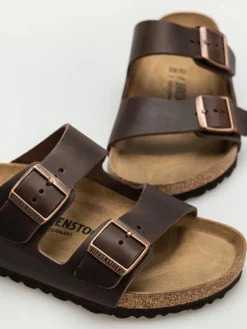 Birkenstock Arizona Oiled Leather Regular Flip Flops