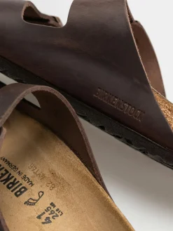 Birkenstock Arizona Oiled Leather Regular Flip Flops