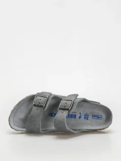 Birkenstock Arizona Suede Leather Narrow Wmn Flip Flops