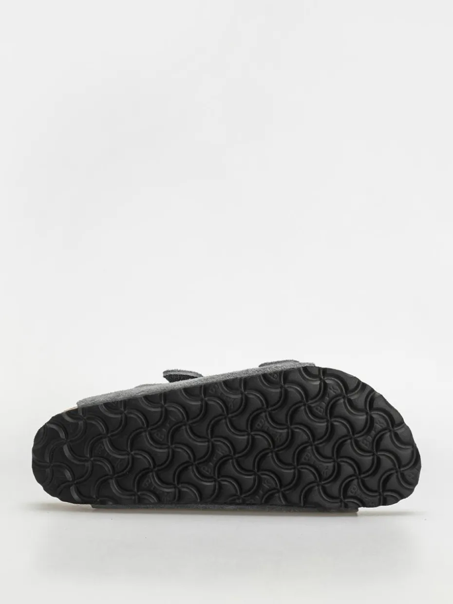 Birkenstock Arizona Suede Leather Narrow Wmn Flip Flops