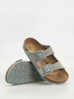 Birkenstock Arizona Suede Leather Narrow Wmn Flip Flops