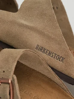 Birkenstock Arizona Suede Leather Regular Flip Flops