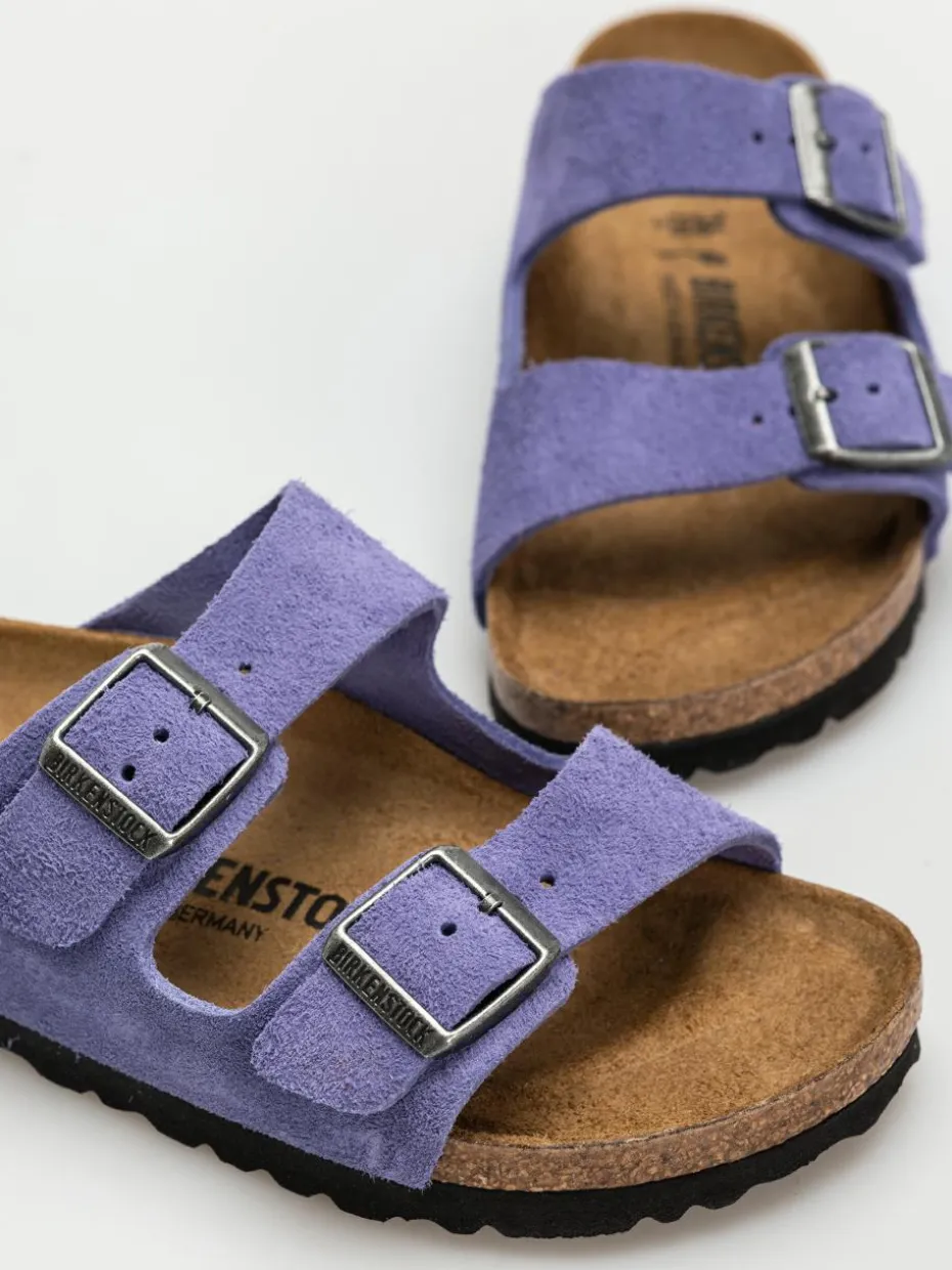 Birkenstock Arizona Suede Leather Narrow Wmn Flip Flops