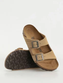 Birkenstock Arizona Suede Embossed Narrow Wmn Flip Flops