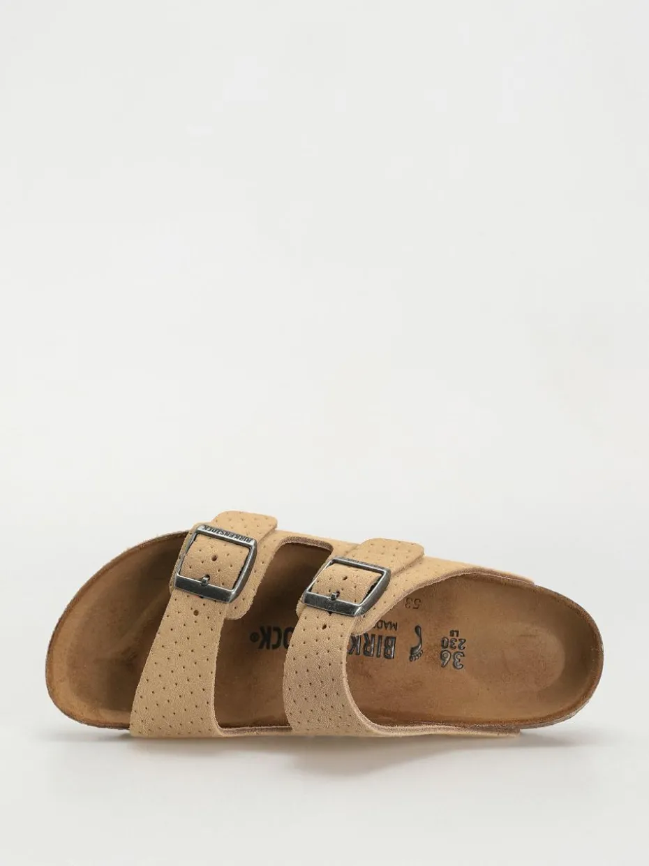 Birkenstock Arizona Suede Embossed Narrow Wmn Flip Flops