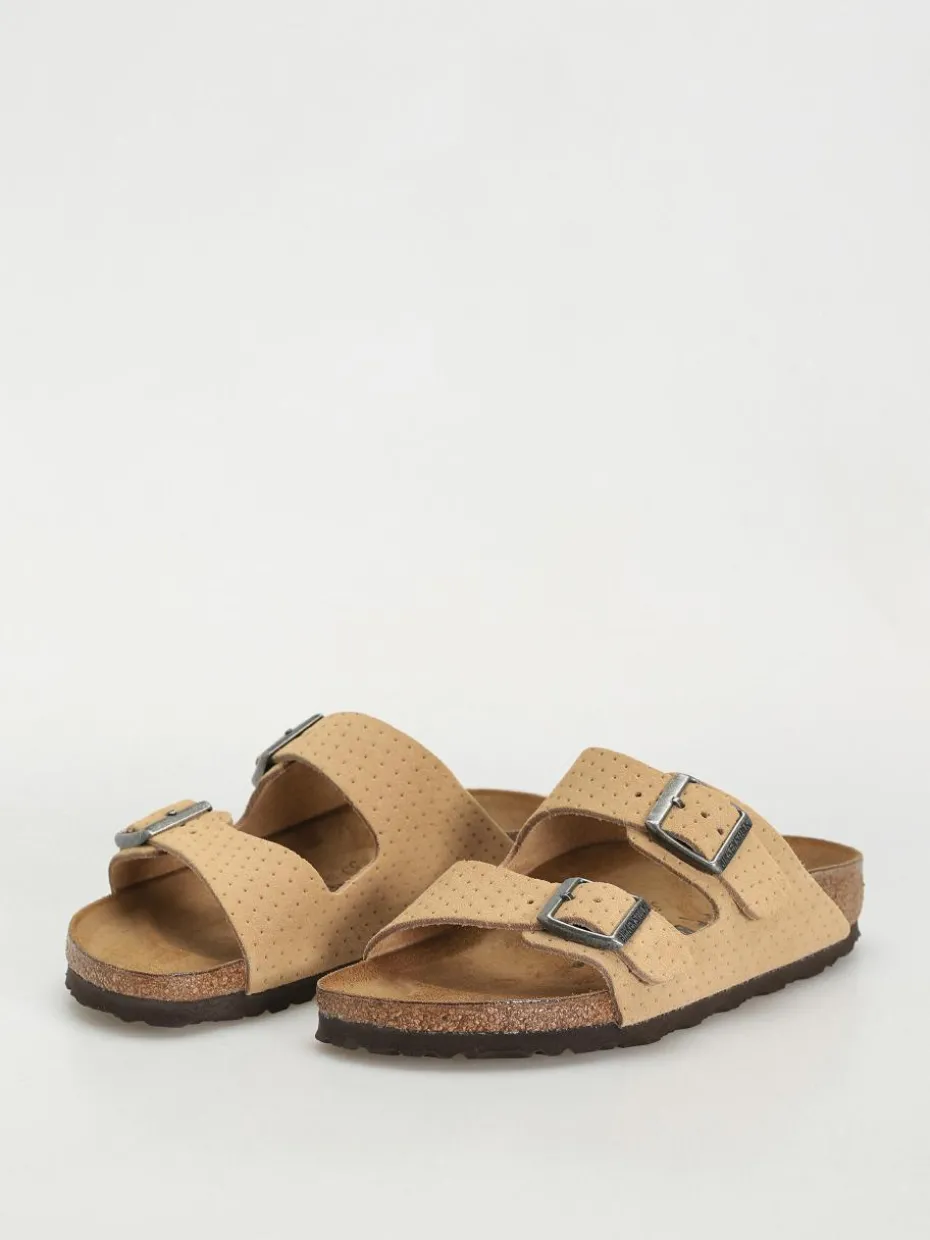 Birkenstock Arizona Suede Embossed Narrow Wmn Flip Flops