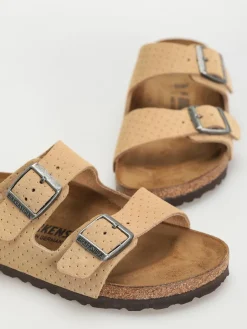 Birkenstock Arizona Suede Embossed Narrow Wmn Flip Flops