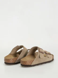 Birkenstock Arizona Suede Leather Narrow Wmn Flip Flops