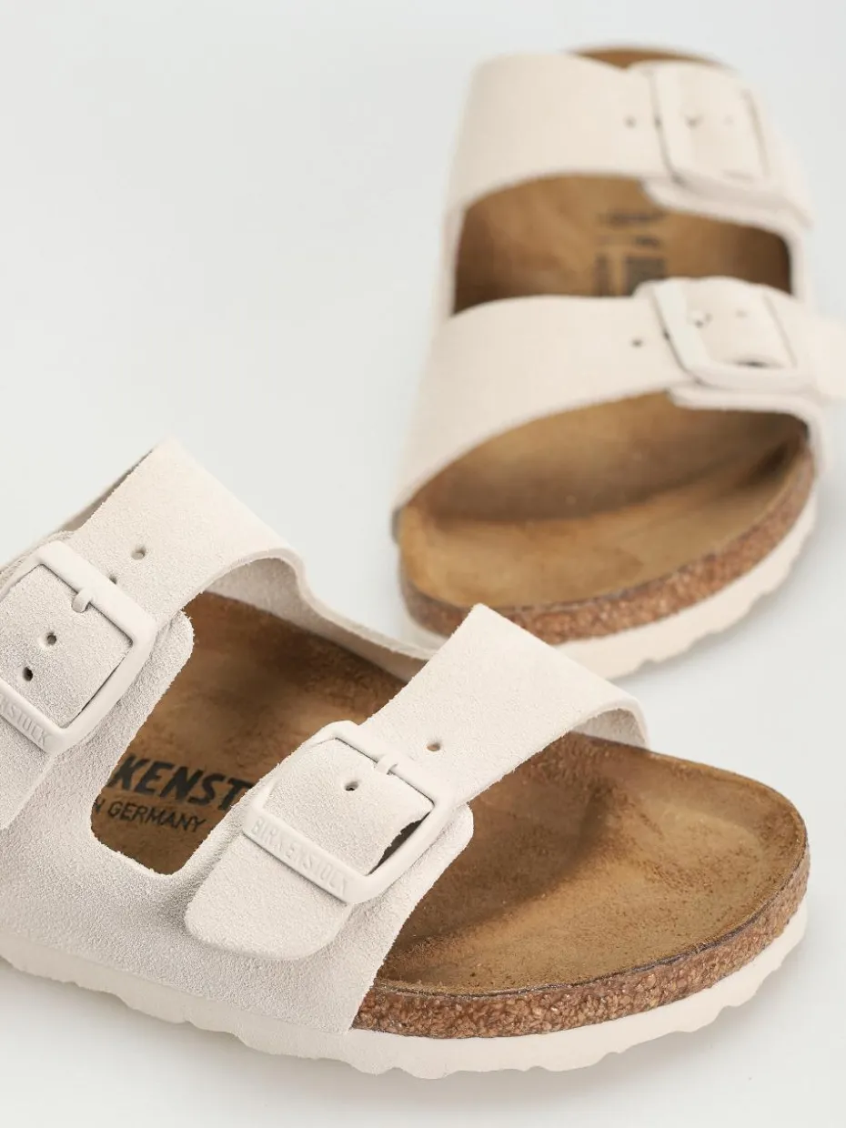 Birkenstock Arizona Suede Leather Narrow Wmn Flip Flops