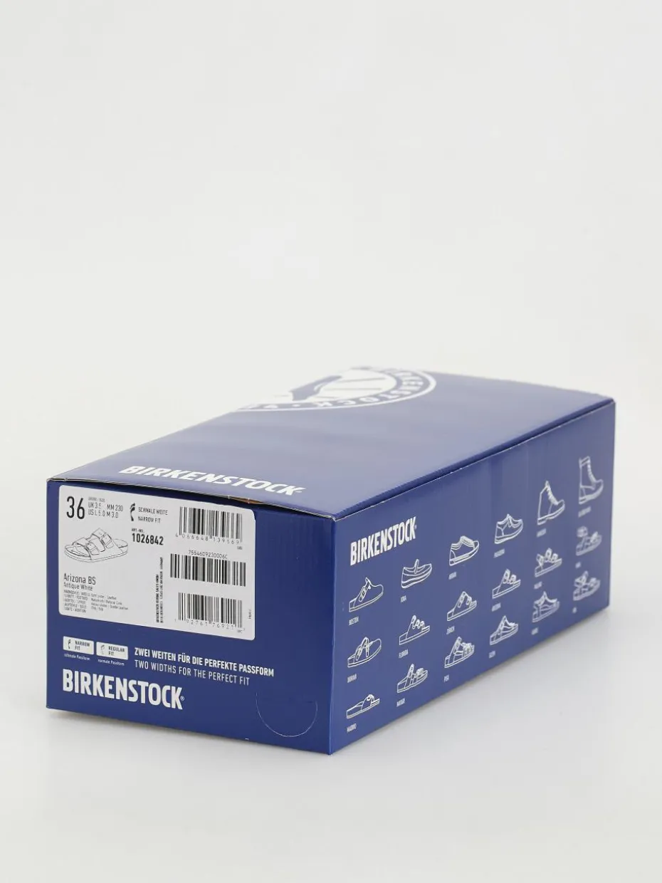 Birkenstock Arizona Suede Leather Narrow Wmn Flip Flops