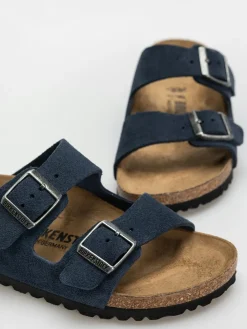 Birkenstock Arizona Suede Leather Narrow Wmn Flip Flops