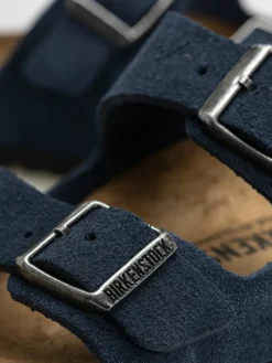 Birkenstock Arizona Suede Leather Narrow Wmn Flip Flops