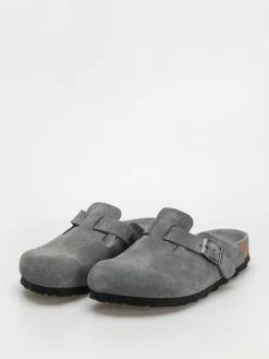 Birkenstock Boston SFB Suede Leather Narrow Wmn Flip Flops