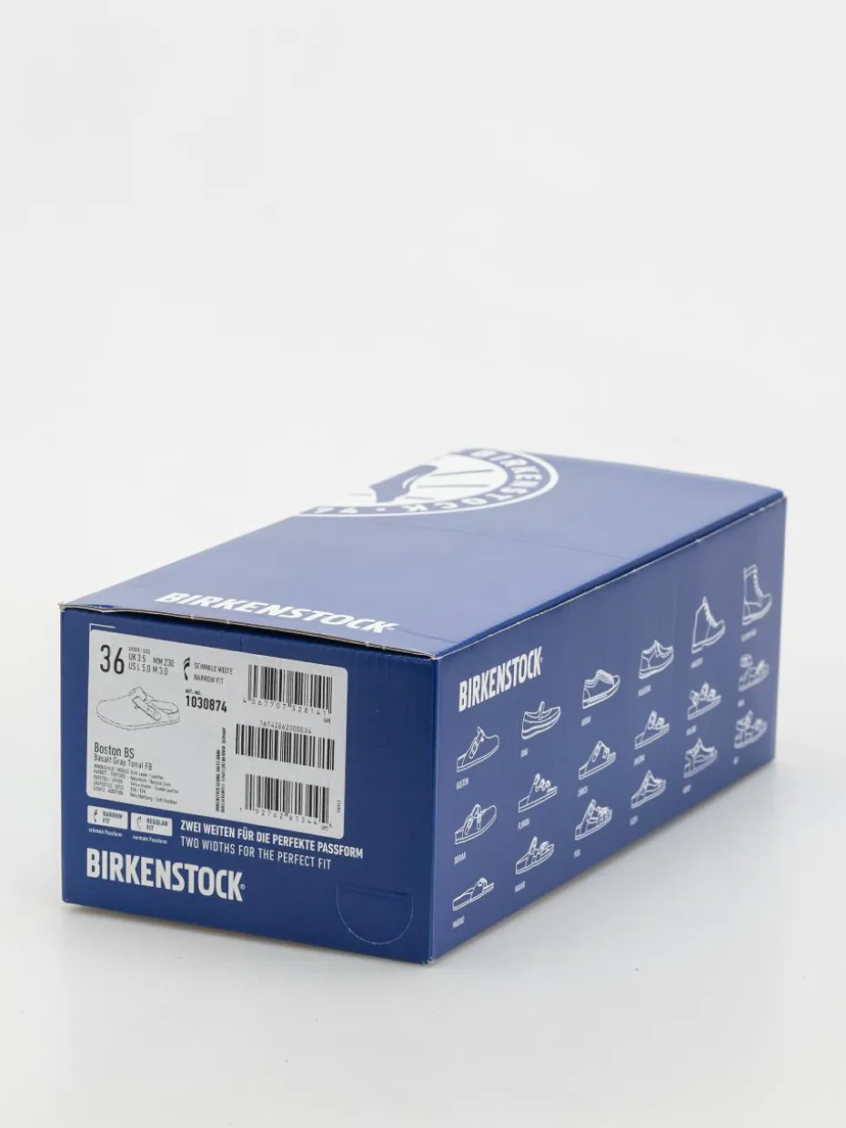 Birkenstock Boston SFB Suede Leather Narrow Wmn Flip Flops