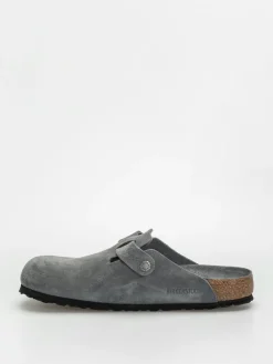 Birkenstock Boston SFB Suede Leather Regular Flip Flops