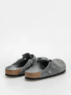 Birkenstock Boston SFB Suede Leather Regular Flip Flops