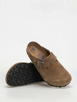 Birkenstock Boston SFB Suede Leather Regular Flip Flops