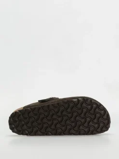 Birkenstock Boston Shearling Suede Leather Fur Narrow Wmn Flip Flops