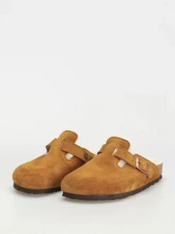 Birkenstock Boston Suede Leather Narrow Flip flops Wmn