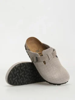 Birkenstock Boston Suede Embossed Narrow Wmn Flip Flops