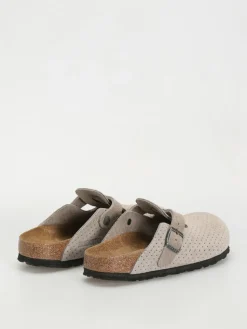Birkenstock Boston Suede Embossed Narrow Wmn Flip Flops