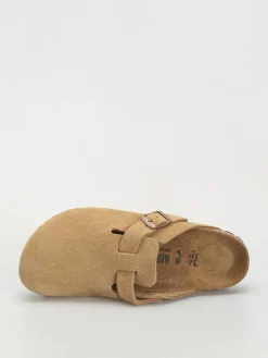 Birkenstock Boston Suede Leather Narrow Wmn Flip Flops