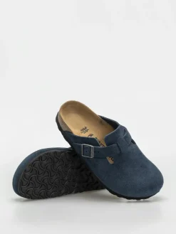 Birkenstock Boston Suede Leather Narrow Wmn Flip Flops