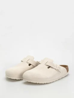 Birkenstock Boston Suede Leather Narrow Wmn Flip Flops