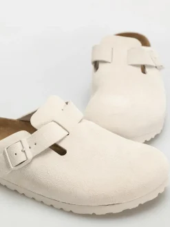 Birkenstock Boston Suede Leather Narrow Wmn Flip Flops