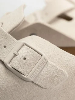 Birkenstock Boston Suede Leather Narrow Wmn Flip Flops