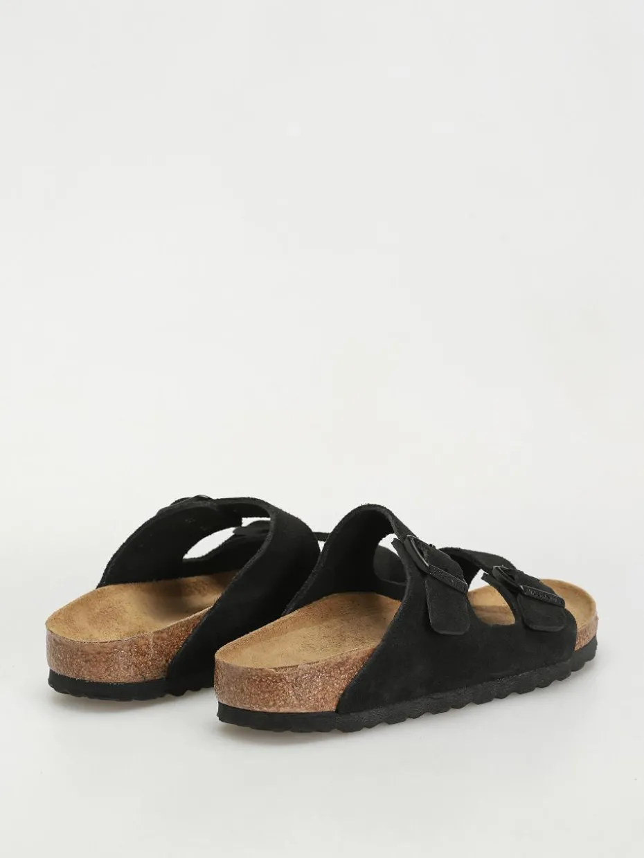 Birkenstock Flip Flops Arizona Suede Leather Narrow Wmn