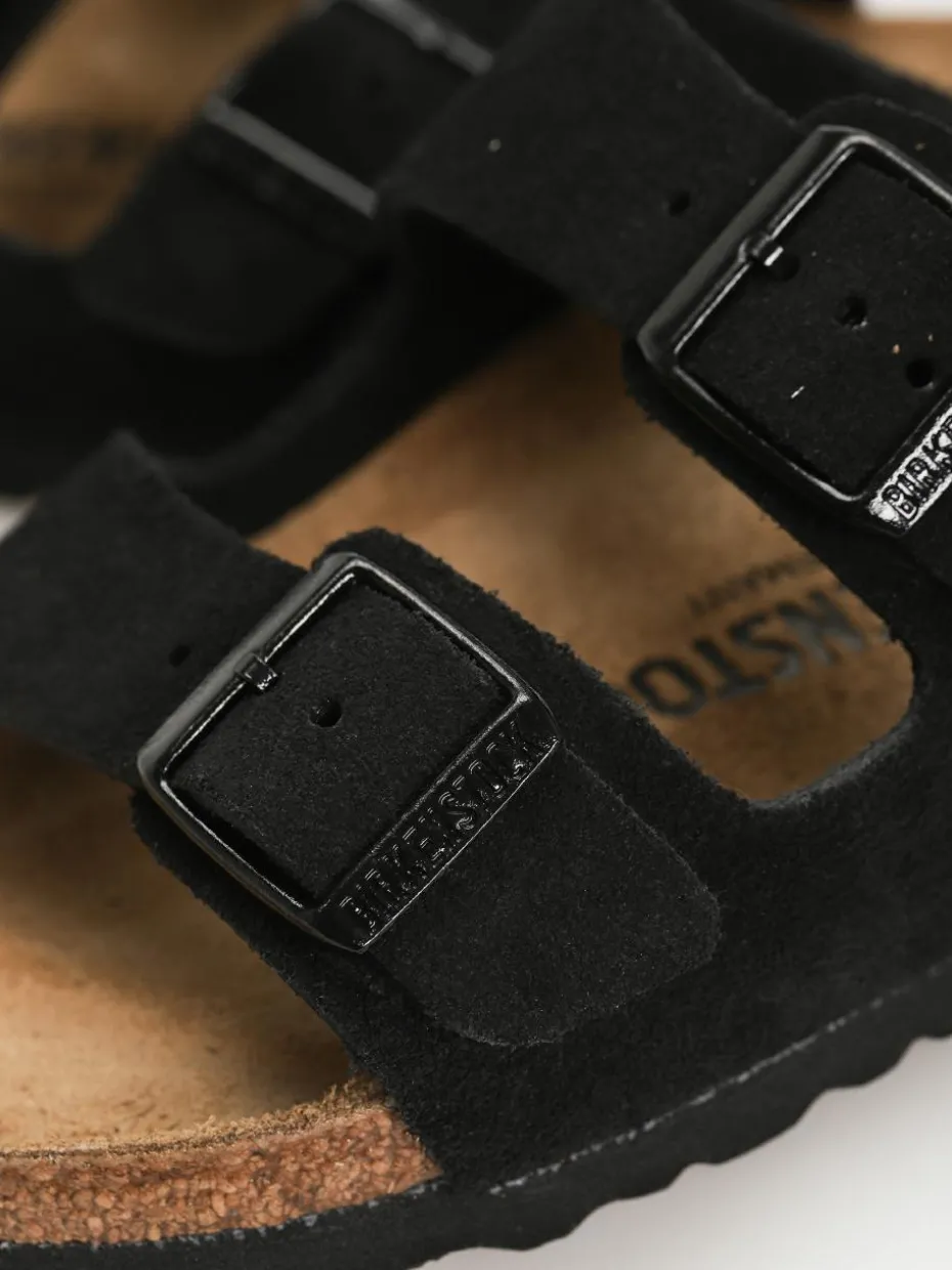 Birkenstock Flip Flops Arizona Suede Leather Narrow Wmn