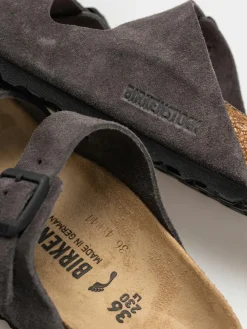 Birkenstock Flip Flops Arizona Suede Leather Narrow Wmn