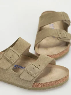 Birkenstock Flip Flops Arizona Suede Leather Regular