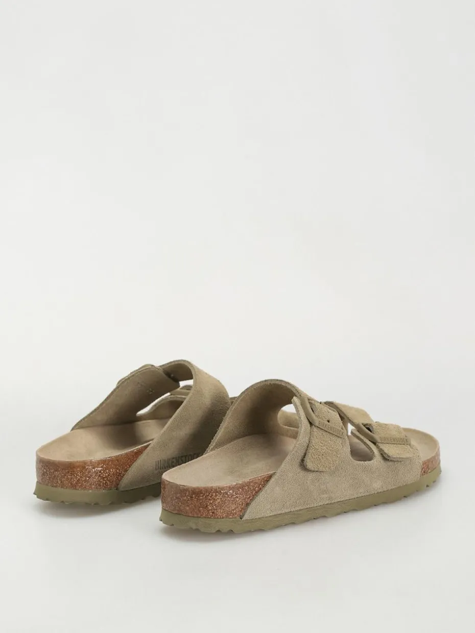 Birkenstock Flip Flops Arizona Suede Leather Narrow Wmn