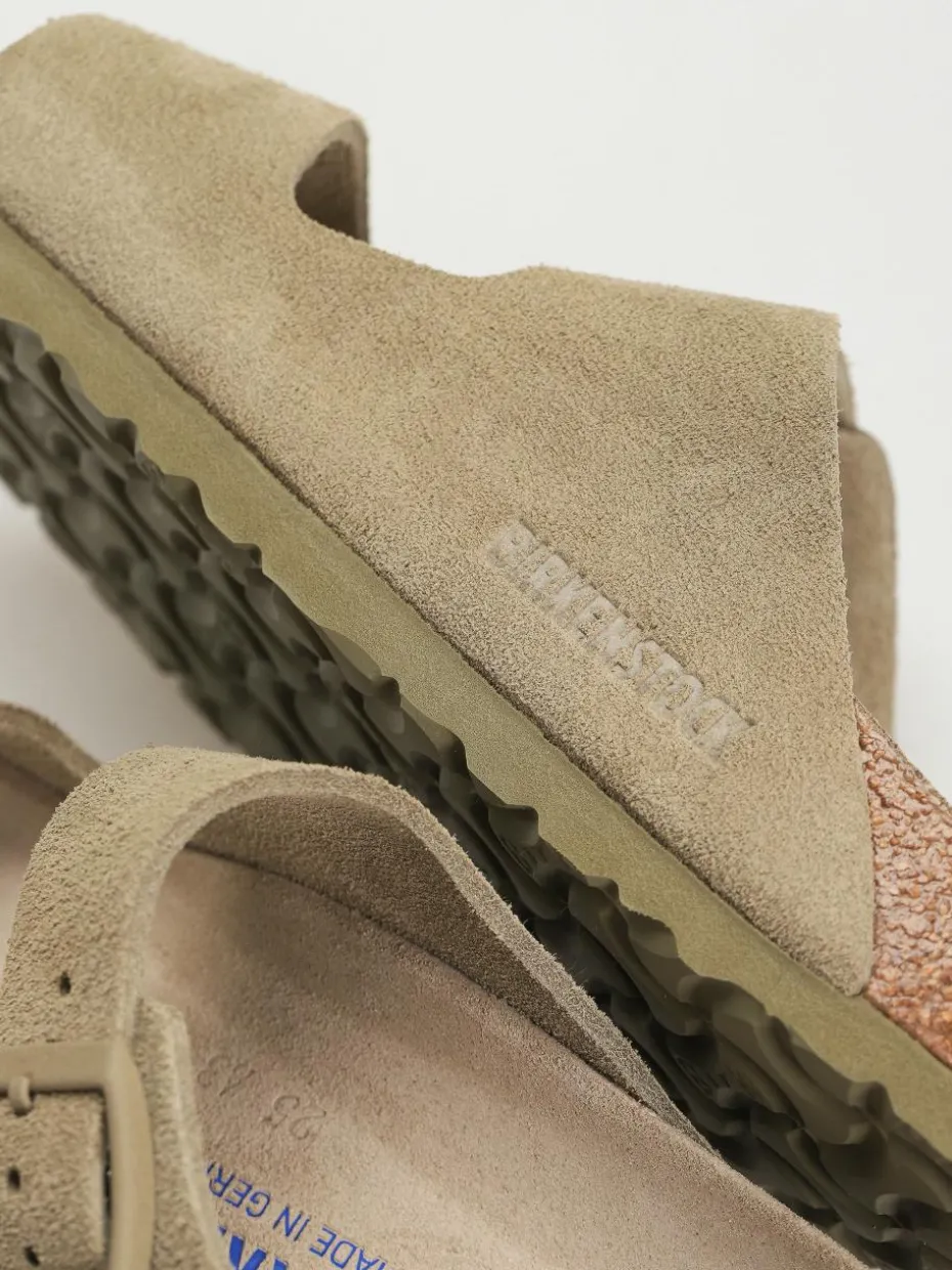 Birkenstock Flip Flops Arizona Suede Leather Narrow Wmn