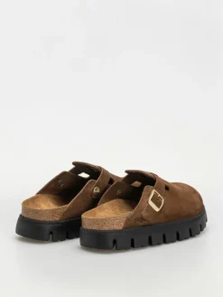 Birkenstock Flip Flops Boston Chunky Suede Narrow Wmn