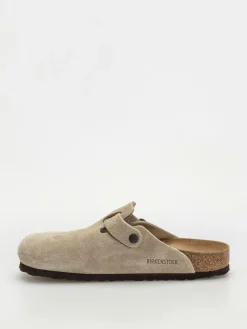 Birkenstock Flip Flops Boston Suede Leather Regular