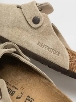 Birkenstock Flip Flops Boston Suede Leather Regular