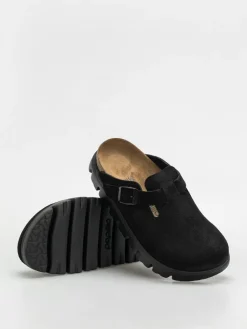 Birkenstock Flip Flops Boston Chunky Suede Narrow Wmn