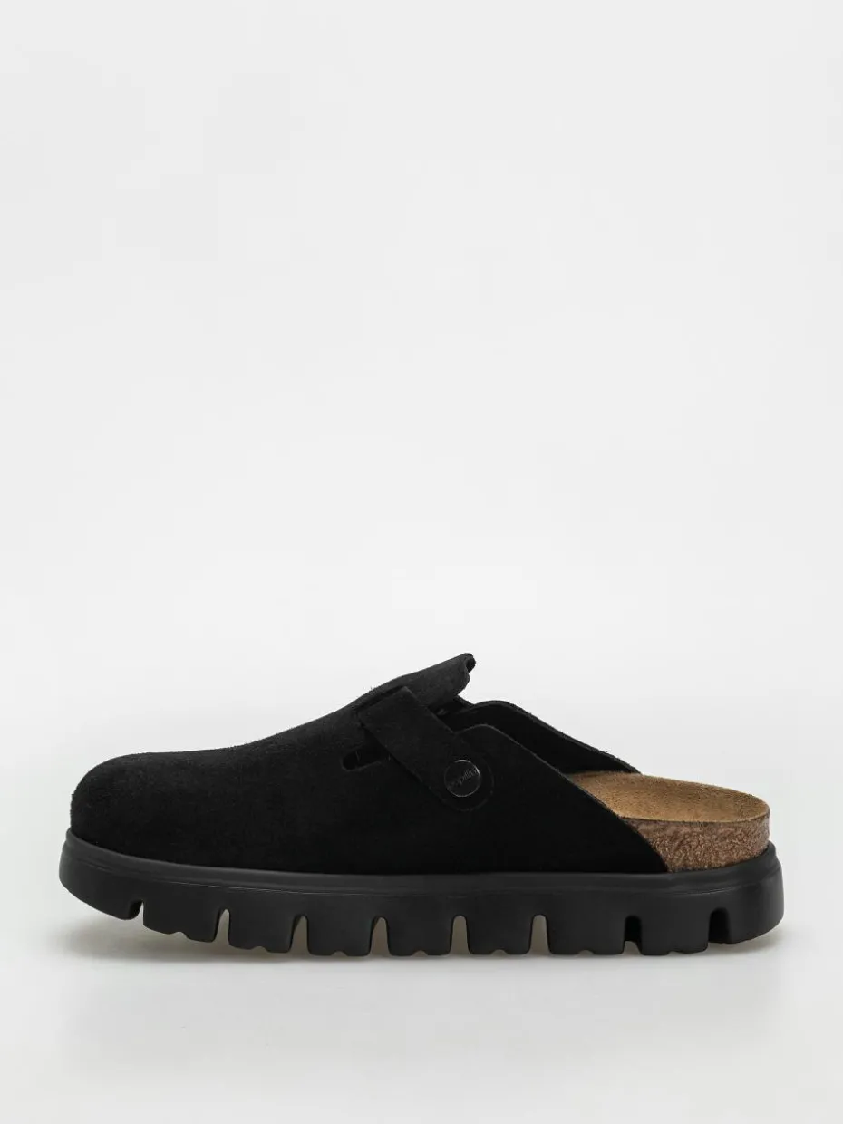 Birkenstock Flip Flops Boston Chunky Suede Narrow Wmn