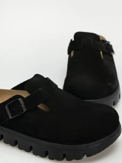 Birkenstock Flip Flops Boston Chunky Suede Narrow Wmn