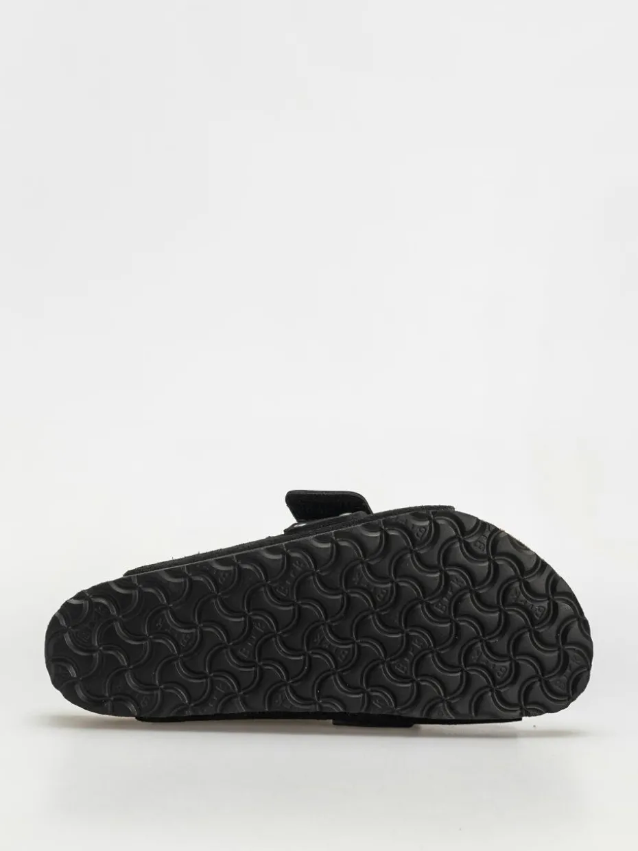 Birkenstock Flip Flops Kyoto Nubuck Suede Leather Regular